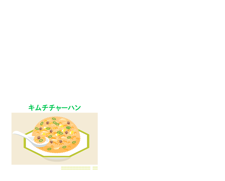 チャーハンアレンジレシピ: