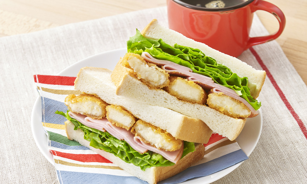 カマンベールチーズハムサンド