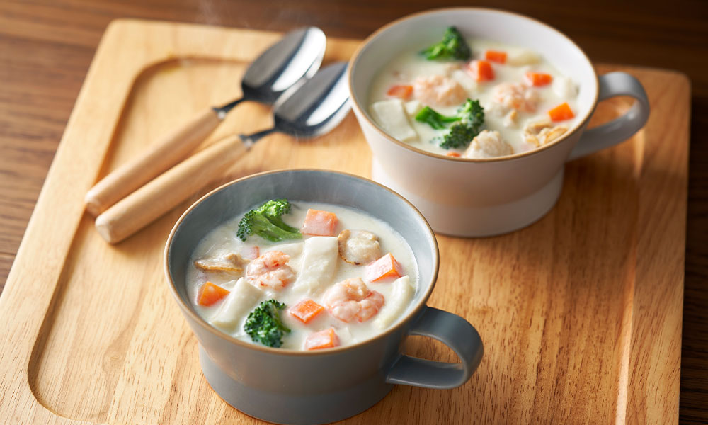 シーフードクラムチャウダー