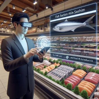 未来の魚売り場（イメージ）