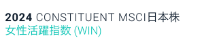 MSCI日本株女性活躍指数(WIN)