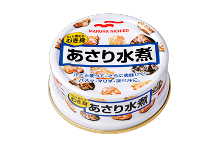 あさり缶詰 ホームページ(商品情報)に鉄分の栄養成分を記載しました。