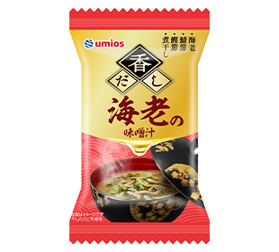 香だし 海老の味噌汁