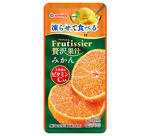凍らせて食べる フルティシエ 贅沢果汁 みかん