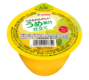 くだものたのしい うめ果汁仕立て ナタデココ入り