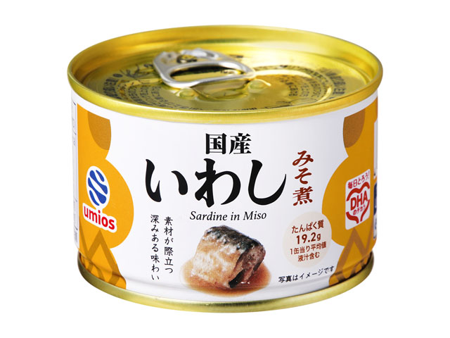 国産いわしみそ煮