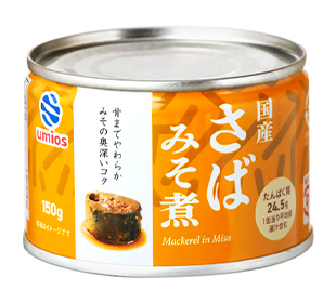国産さばみそ煮 | 缶詰 | 商品情報 | Umios