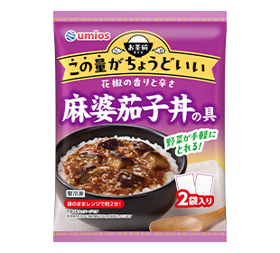 麻婆茄子丼の具