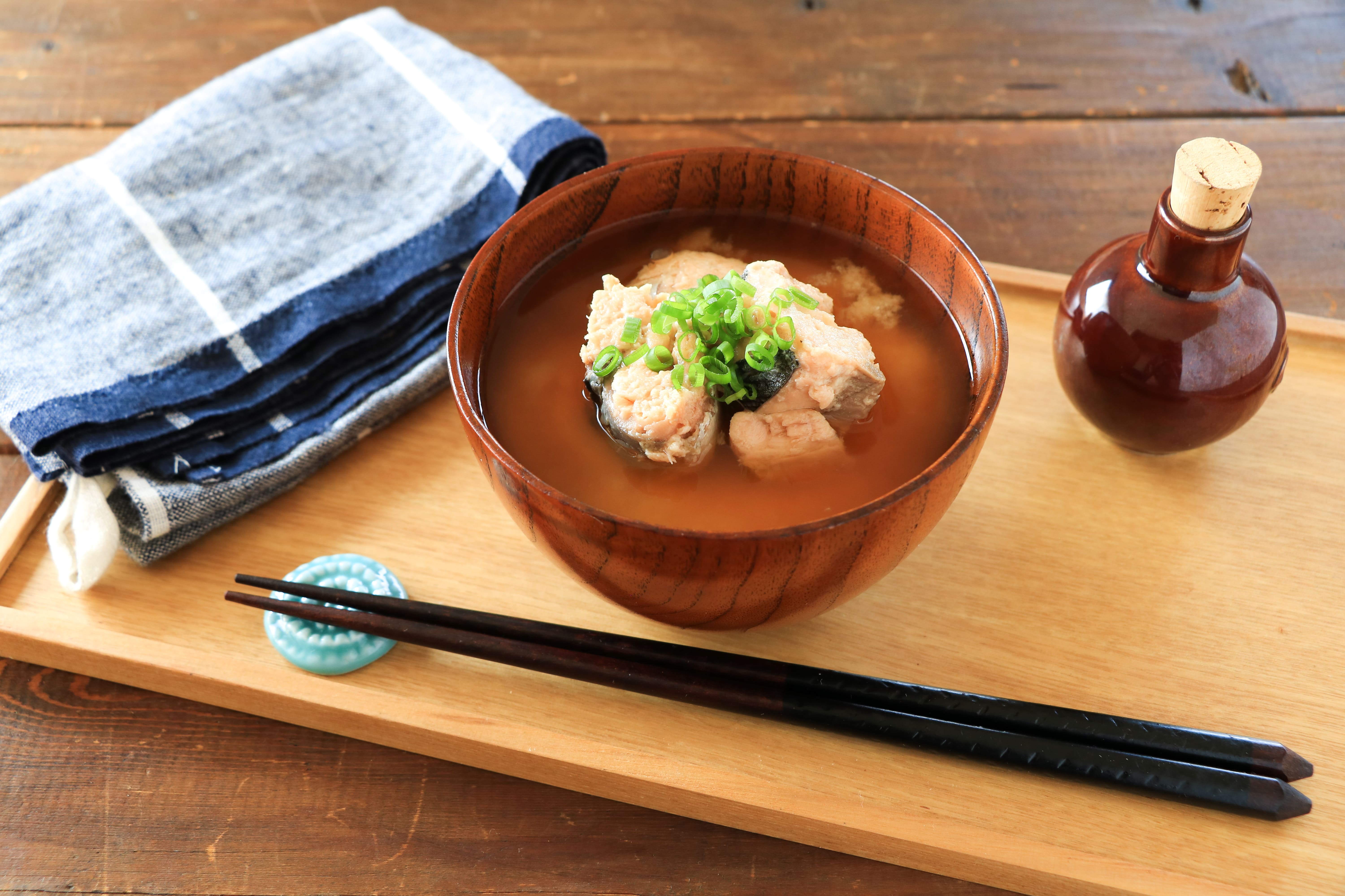 石狩鍋風 さけのみそ汁