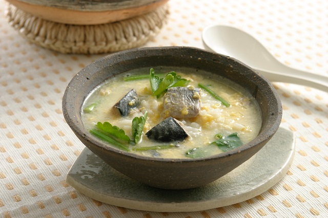 さば雑炊
