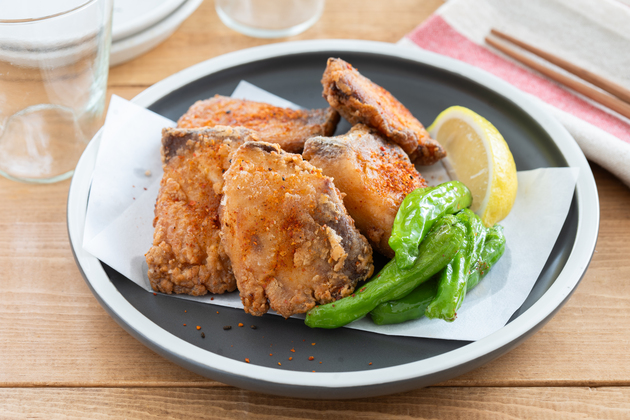 ぶりの七味竜田揚げ