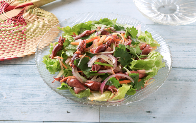 ホタルイカのエスニックサラダ