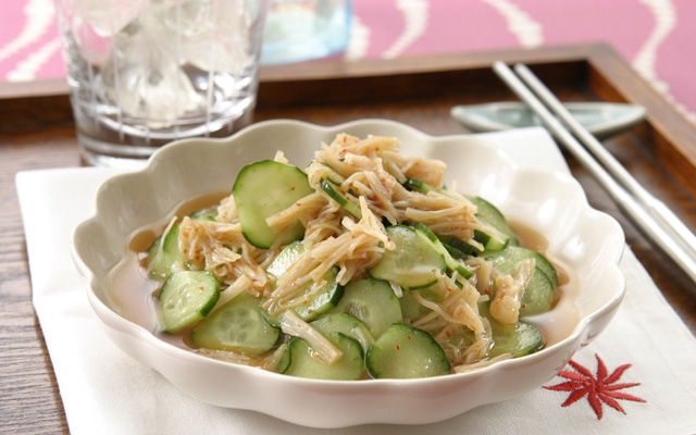 帆立のキムチ和え