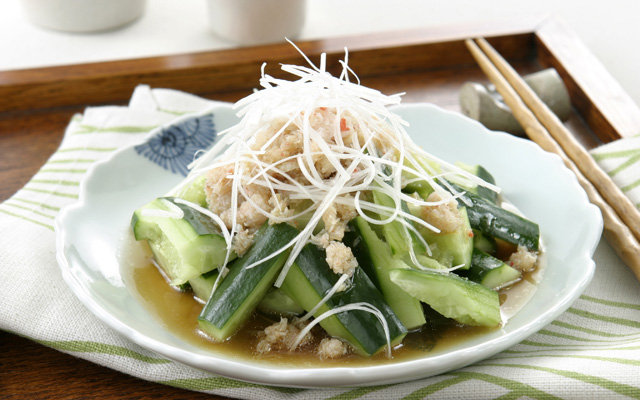 かにのたたききゅうり