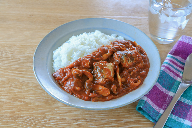 さばトマトカレー