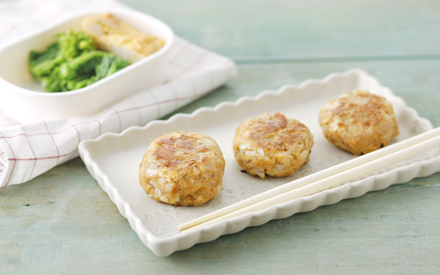 さば「缶たし」バーグ