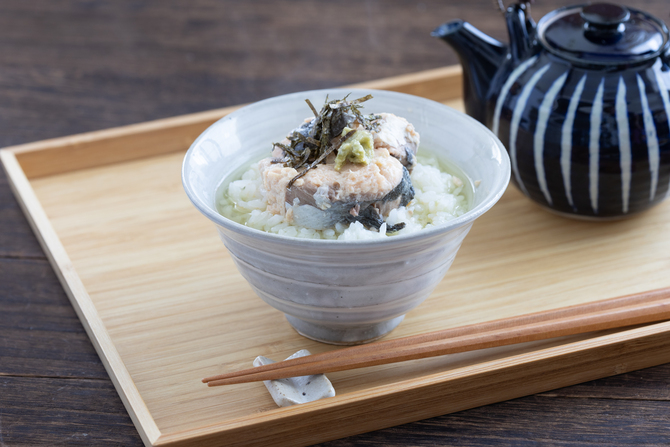 さけ缶で簡単さけ茶漬け