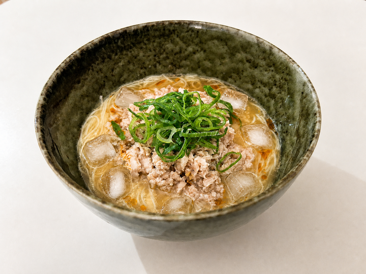 魚肉ソーセージおろし担々そうめん
