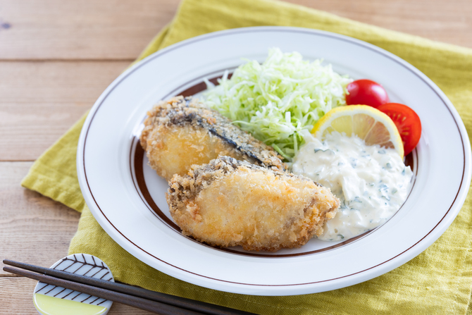 さわらのフライ 和風タルタルソース添え