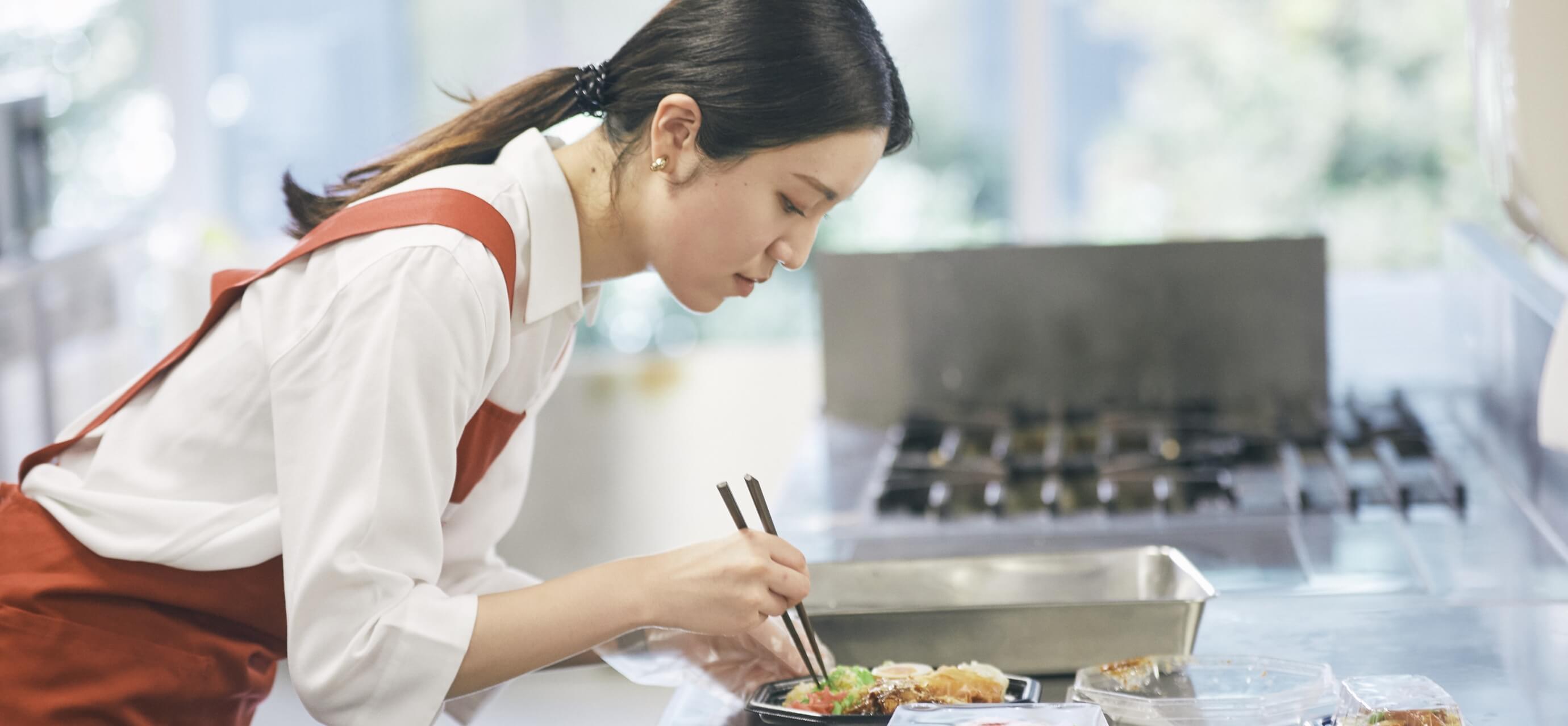 惣菜をもっと深く勉強するため、東京本社へ。